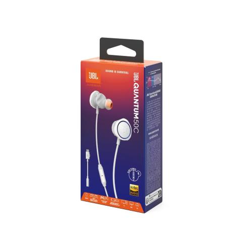 AUDIFONOS JBL QUANTUM 50 GAMING BLANCO
